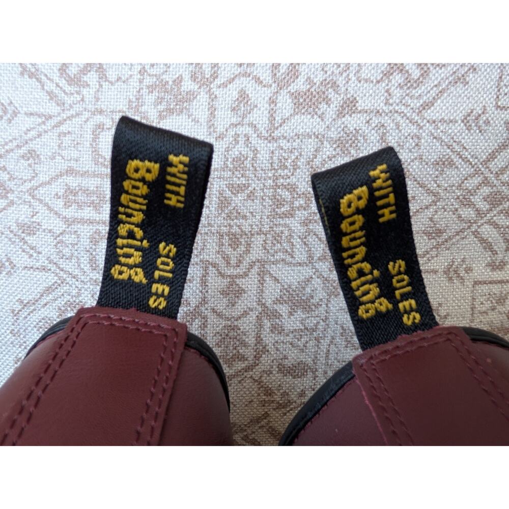 Dr. Martens Zavala Boots Cherry red M6/W7 Flat sole - Picture 10 of 11